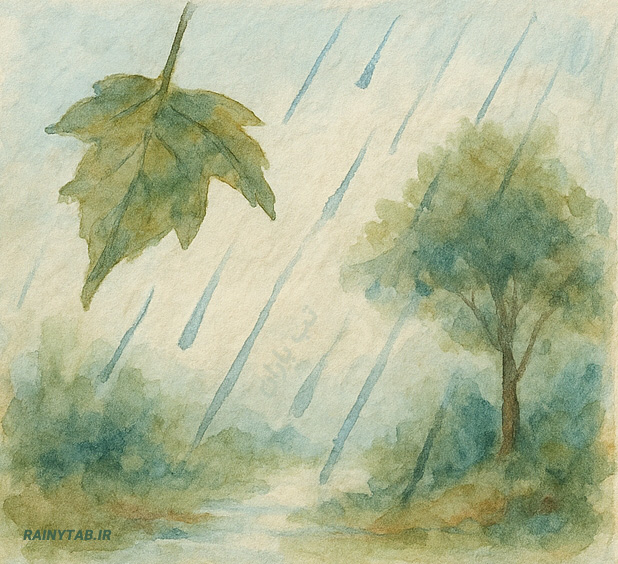 لوگو و تصویر Rainytab - صدای باران و طبیعت